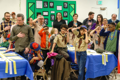 Packs 3807’s and 221’s inaugural Blue and Gold dinner.