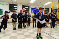 Packs 3807’s and 221’s inaugural Blue and Gold dinner.