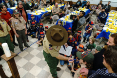 Packs 3807’s and 221’s inaugural Blue and Gold dinner.